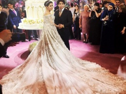 В сети обсуждают свадебное платье дочери таджикского олигарха стоимостью в 630 тыс. долл