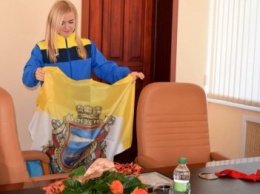 Черноморск поздравил свою чемпионку (фото)