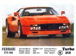 Красный жеребец для ралли: Ferrari 288 GTO с фантика Turbo №22