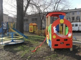 В Покровском центре реабилитации «Милосердие» появилась детская площадка