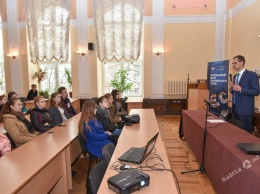 Кравец Юрий выступил перед одесскими студентам (фото)