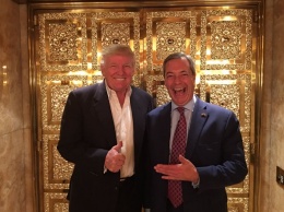 Трамп встретился с лидером британских евроскептиков Фараджем