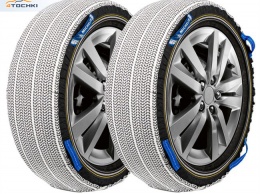 Мишлен предлагает автомобилистам примерить инновационные «снежные носки» Michelin S.O.S. Grip