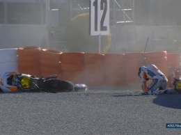 MotoGP: Алекс Ринс сломал спину, Michelin отвечает на критику