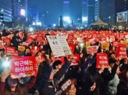 В Сеуле прошел очередной митинг с требованием отставки президента Южной Кореи