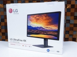 Распаковка и первый взгляд на монитор LG UltraFine 4K для новых MacBook Pro