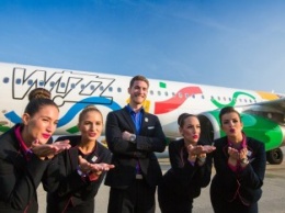 Wizz Air раскрасила самолет в "олимпийскую" ливрею (фото)