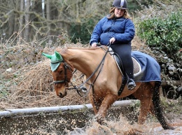 Сеть шокировали фото измывательств толстой девушки над тощей лошадкой