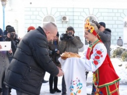 Агитпоезд «Трухановская Сечь» прибыл в Бердянск