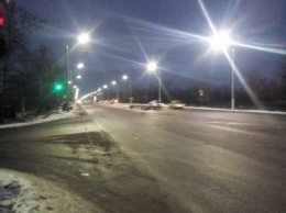 В Николаеве новыми LED-фонарями осветили Широкобальский перегон (ФОТО)