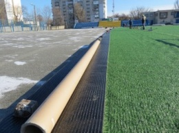 В Бердянске намечено торжественное введение в эксплуатацию футбольного поля на стадионе «Энергия»