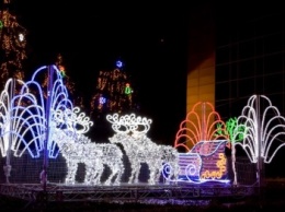 В центре Черноморска добавят праздничную иллюминацию