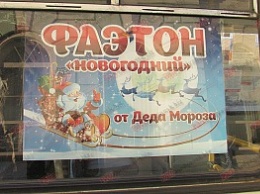 «Новогодний фаэтон» в Бердянске (фото)