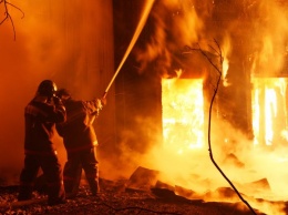 Пожарные спасли от гибели рабочих и 350 тонн зерна
