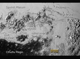 NASA показала новые фотографии Плутона
