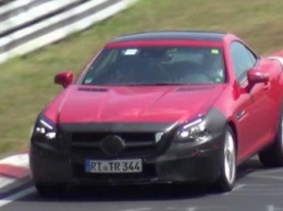 Автошпионы порадовали видео с Mercedes-Benz SLC (ВИДЕО)