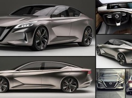 Vmotion 2.0 - концепт, которым Nissan продемонстрировал будущее своих автомобилей
