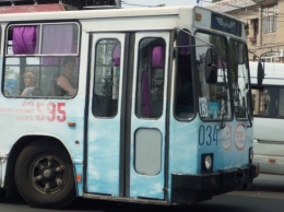 В Запорожье "исчез" анонсированный троллейбус по Победе