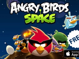 Apple предложила для бесплатной загрузки Angry Birds Space для iPhone и iPad