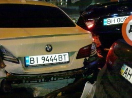 Пьяный мажор уничтожил четыре авто в Киеве