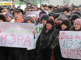 На митинге в Донецкой области требовали не допустить возвращения преступных схем