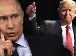 Трампа держали вшестером: сеть насмешило фото разговора с Путиным