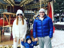 По-семейному: Владимир Пресняков с женой и крошкой-сыном отдохнул в Альпах