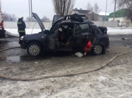 Ужасное ДТП под Днепром: «Калина» врезалась в авто охранной фирмы. Трое человек погибли (ФОТОРЕПОРТАЖ)