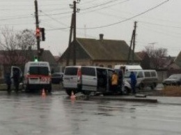В Запорожской области в аварию попала скорая помощь с пациентом, - ФОТО