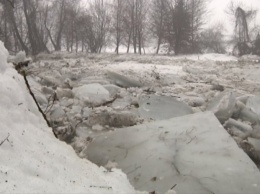 Ледовой затор, длиной 5,5 км, образовался на украинской границе