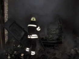 В Северодонецке сгорел автобус