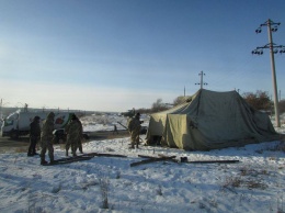 Блокада Донбасса: Новые активисты и палатки под Бахмутом
