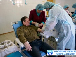 Сотрудники ЧАО «Запорожкокс» приняли эстафету по сдаче крови