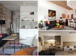 15 стильных интерьеров, в которых грамотно оптимизированно пространство маленькой кухни-гостиной