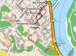 На Подоле изменили маршрут движения автобуса №115