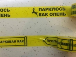В Одессе машины оленей обклеят скотчем с презервативами (ФОТО)