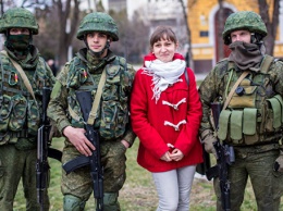 В Крыму поблагодарили "вежливых людей"