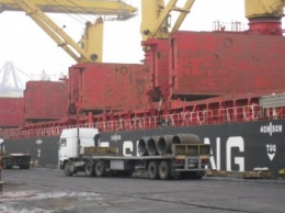 В порт Черноморск пришли грузы металлопродукции, которых не было 10 лет