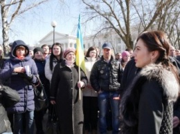 Еще один протест: жители Бахмутского района митинговали в Краматорске