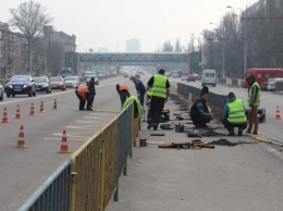 Проспект Слобожанский готовят к перекрытию Нового моста