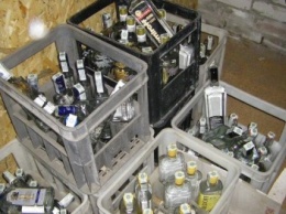 В Чернигове изъяли крупную партию алкогольного фалсификата