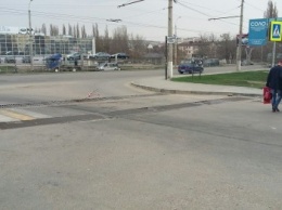 Поворот на ул. Буденного в Симферополе снова опасен для водителей (ФОТОФАКТ)