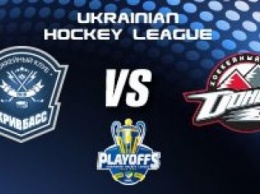 Сегодня ХК "Кривбасс" проведет четвертый поединок с "Донбассом" в полуфинале плей-офф УХЛ