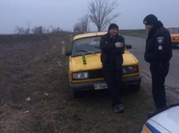 На Херсонщине сотрудники полиции остановили нетрезвого водителя на автомобиле с номерными знаками от другой машины