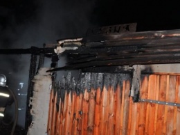 На Хортице постройки "Запорожской сечи" загорелись из-за удара молнии
