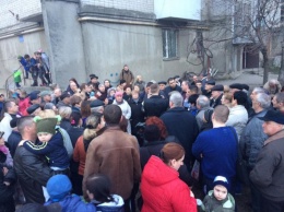 В Житомире люди вышли на митинг против строительства многоэтажки