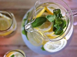 Очищающий напиток: лимон, лайм, мята