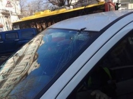 В центре Одессы произошла авария с участием троллейбуса (ФОТО)
