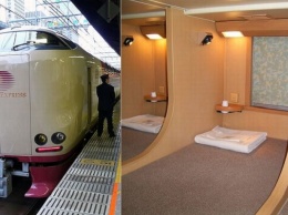 Японский поезд, плацкарт в котором реально удивит европейских пассажиров