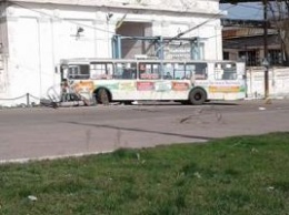 В Лисичанске ДТП троллейбуса привела к закрытию последнего маршрута
